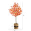 6ft. Artificial Autumn Maple Tree with Handmade Jute & Cotton Basket
