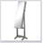 Floor Standing Jewelry Cabinet With Full-Length Mirror And 3 Adjustable Angles, Lockable Organizer For Accessories, Grey-2143162173