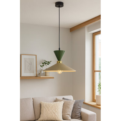 1 - Light Matte Black Dome Pendant