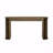 59" Farmhouse Entryway Console Table With Oak Veneer - Curved Straight Line Design Long Sofa Table Behind Couch-1113741228