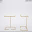 Worcester Glass Top Sled End Table-20765382