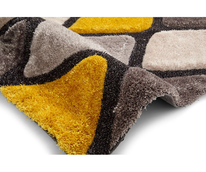 Varda area rug Hand Tufted Rectangle Grey, Rectangle 120cm x 170cm