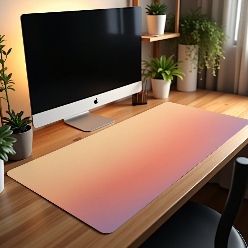 Polyester Desk Pad, 23.6x13.8