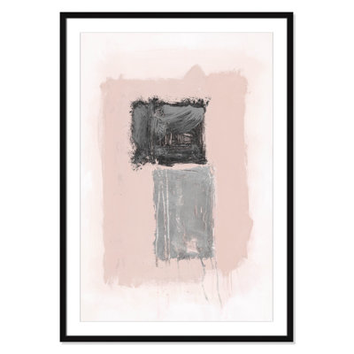 Pink, Black And Silver Shimmer II by Casa Fine Arts