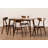 Cherrington 5-Pc Rubberwood Solid Wood Dining Set, 30.7'' H X 18.3'' W X 20.9'' D-1131212496