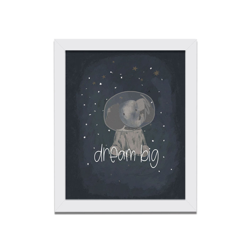 «Dream Big», art encadré, H 14 po x l 11 po x P 1 po