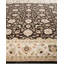 Tapis oriental vert noué à la main One-of-a-Kind
