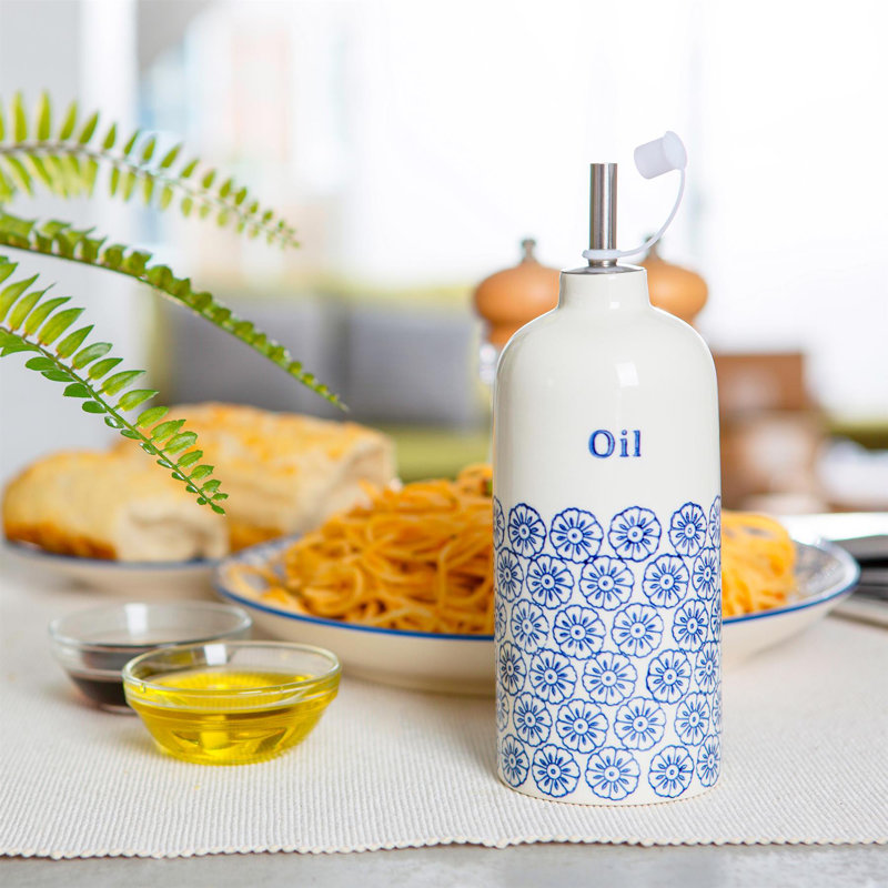 500ml Porcelain Single Oil / Vinegar Cruet