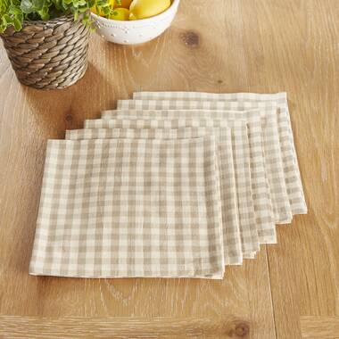 Hokku Designs Dinner Napkins Cotton Square Cloth Napkins Multi Color