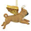 Pug Holiday Dog Angel Holiday Ornament