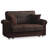 Rio 63 in. Fabric Upholstered 2-Seater 3-in-1 Sleeper Loveseat with Storage-1677836067