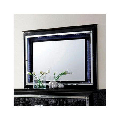 Sariyah Wood Flat Mirror