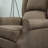 Tisya Upholstered Fabric Reclining Heated Massage Chair-597870902
