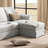 90.6" Wide Reversible Sofa and Chaise