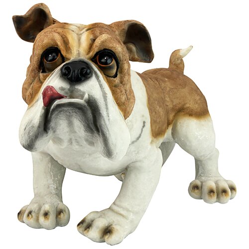 Design Toscano Winston the British Bulldog Statue & Reviews | Wayfair