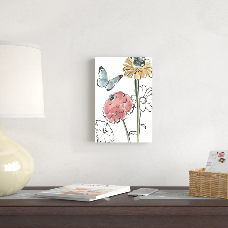 Boho Florals III, H 12 po x l 8 po x P 1,25 po
