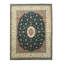 Green Traditional Oriental Pak-Persian Area Rug