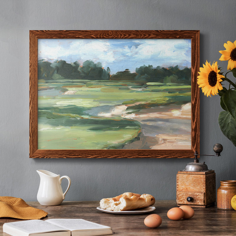 " Golf Course Study II ", Maple, 28" H x 42" W