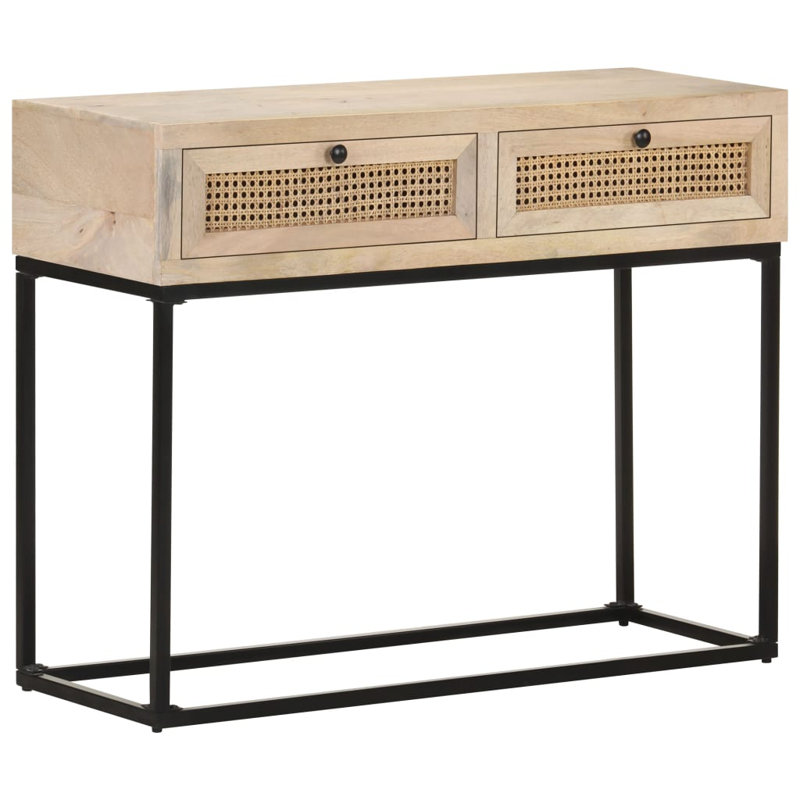 Parkside 100cm Solid Wood Top Console Table