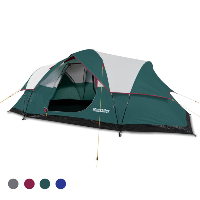 1 tente pour 6 personnes, Vert