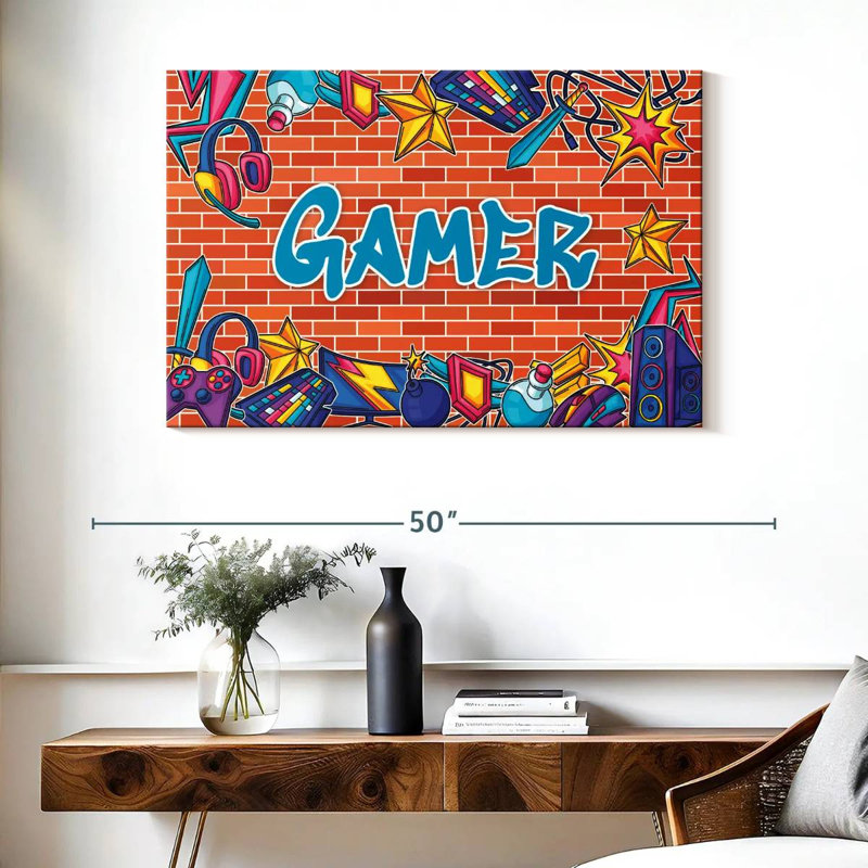 Senne Graffiti Gamer, H 26 po x l 39 po