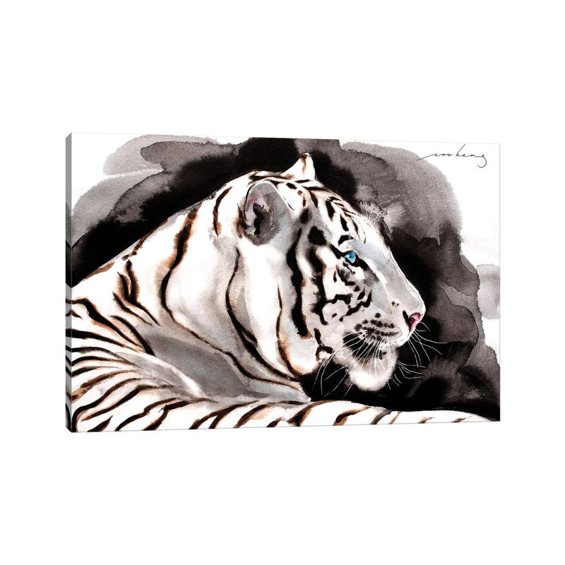 Tiger IV by Soo Beng Lim - Wrapped Canvas Gallery-Wrapped Canvas Giclée, 20.32 cm H x 30.48 cm W