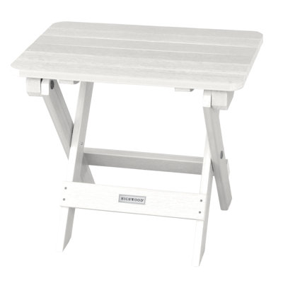 20'' Plastic / Acrylic Outdoor Side Table