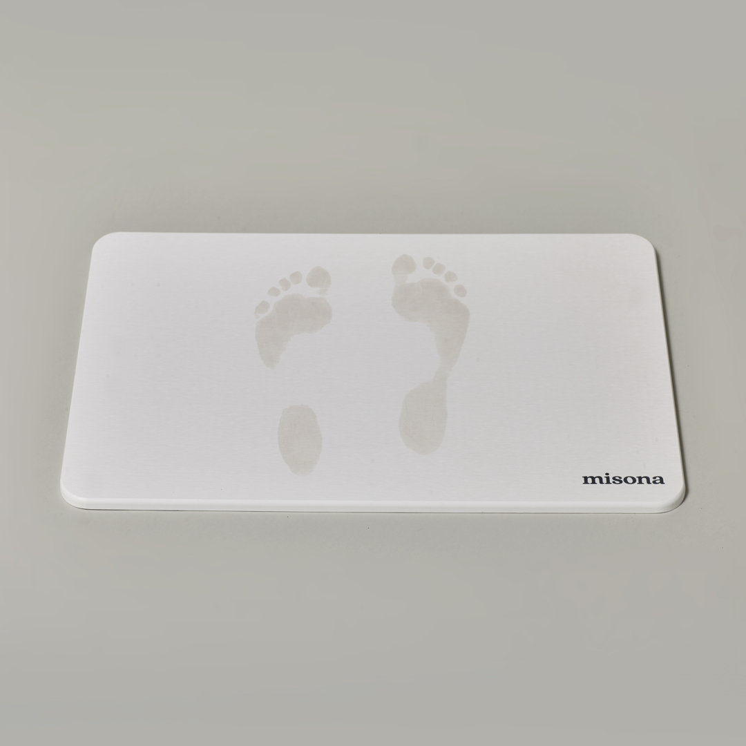 Rackhams White Diatomite Stone Bath Mat - Off - 39 X 60Cm - Image 3