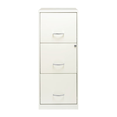 14.25'' Wide 3 -Drawer Steel File Cabinet