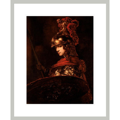 Pallas Athena or Armoured Figure by Rembrandt van Rijn - Framed Giclee Print