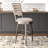 Chandace Swivel Upholstered Counter Stool with Metal Frame-269421116-269421105