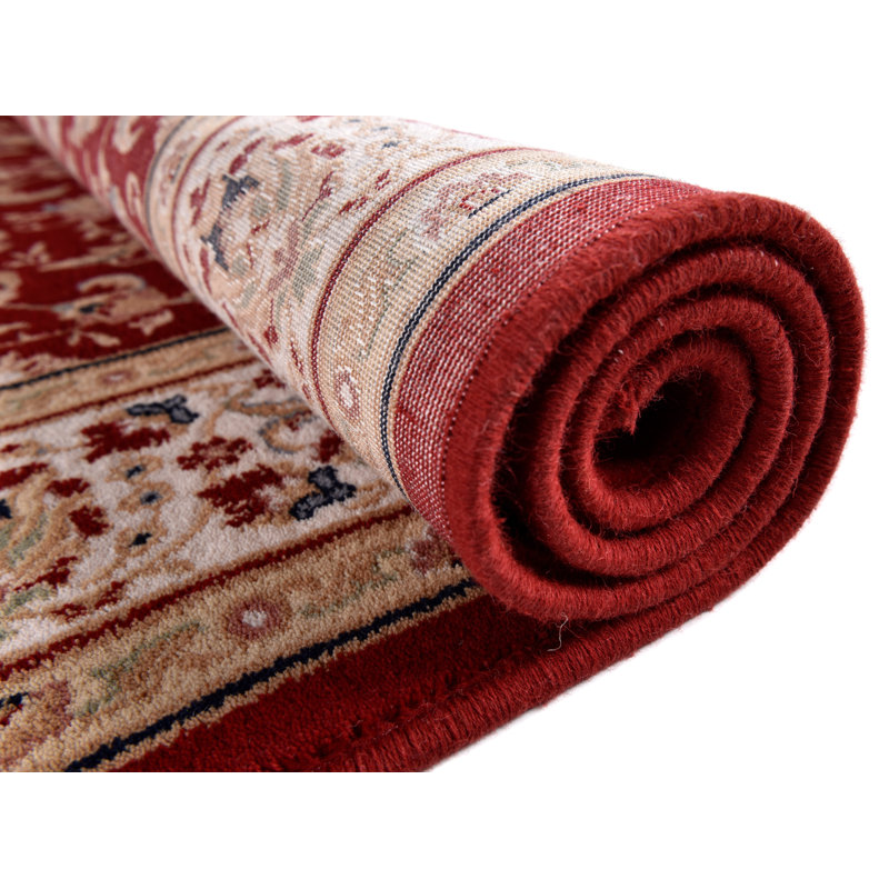 Red Area Rug, Runner 80 x 250cm
