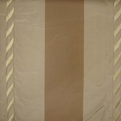 Lauder Fabric | Twist Rope Embroidered Stripe Silk Fabric  | Drapery & Curtain Fabric-Tagged