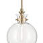 Luminaire suspendu 1 lumière avec verre transparent-111187496-111187492-111187490
