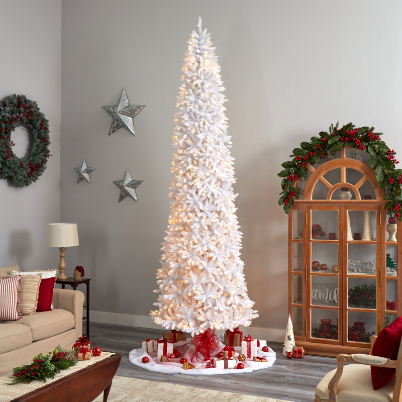 Lighted Artificial Christmas Tree, 12'