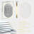 Aluminium Oval Wall Mirror-703362301