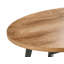 Extendable Oval Metal Base Dining Table