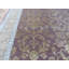 Tapis de surface en laine 9 pi x 9 pi 9 po à la main one-of-kind noué la Sylvie