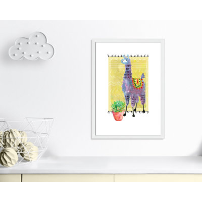 « jolie llama ii », art sur toile