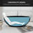 67'' x 39'' Soaking Solid Surface Bathtub-106892997