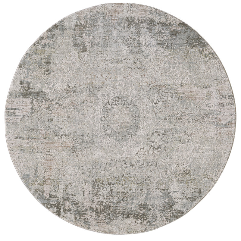 Peyton Medallion Machine Woven Performance Area Rug - Ivory/Beige - 9' x 12'2", Ivory/Beige, 9' x 12'2"