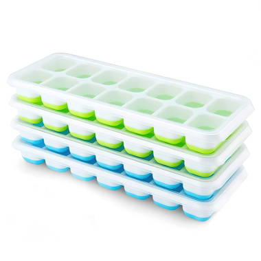Prep & Savour Brealynn Stackable Ice Cube Tray with Lids