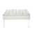 Similicuir blanc brillant est en rupture de stock