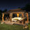 Serre L 12 pi. D Pavillon de jardin en aluminium