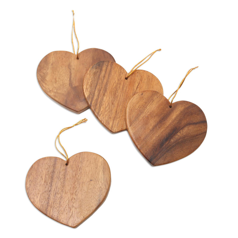 Ornement faîteau Simple Hearts