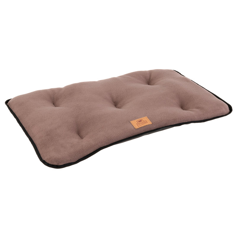 Ferplast Beddings Orthopedic Polyester Pet Bed, Brown, 5cm H x 79cm W x 108cm D
