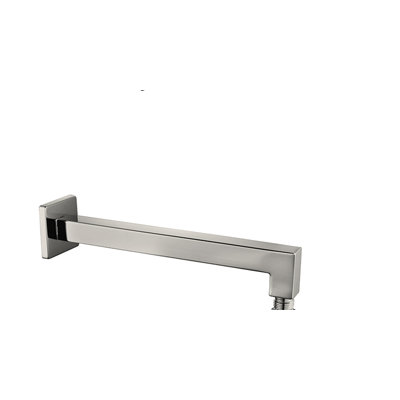 9"  Metal Square Shower Arm,Brushed Nickel