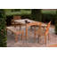 Linear Outdoor Teak Dining Table-1892599564