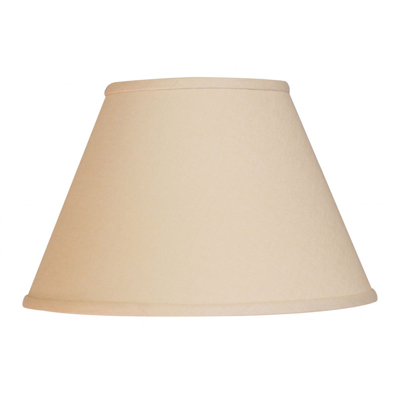 Abat-jour empire en lin beige
