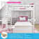 Amaia Solid Wood L-Shape Bunk Beds with Built-in-Desk